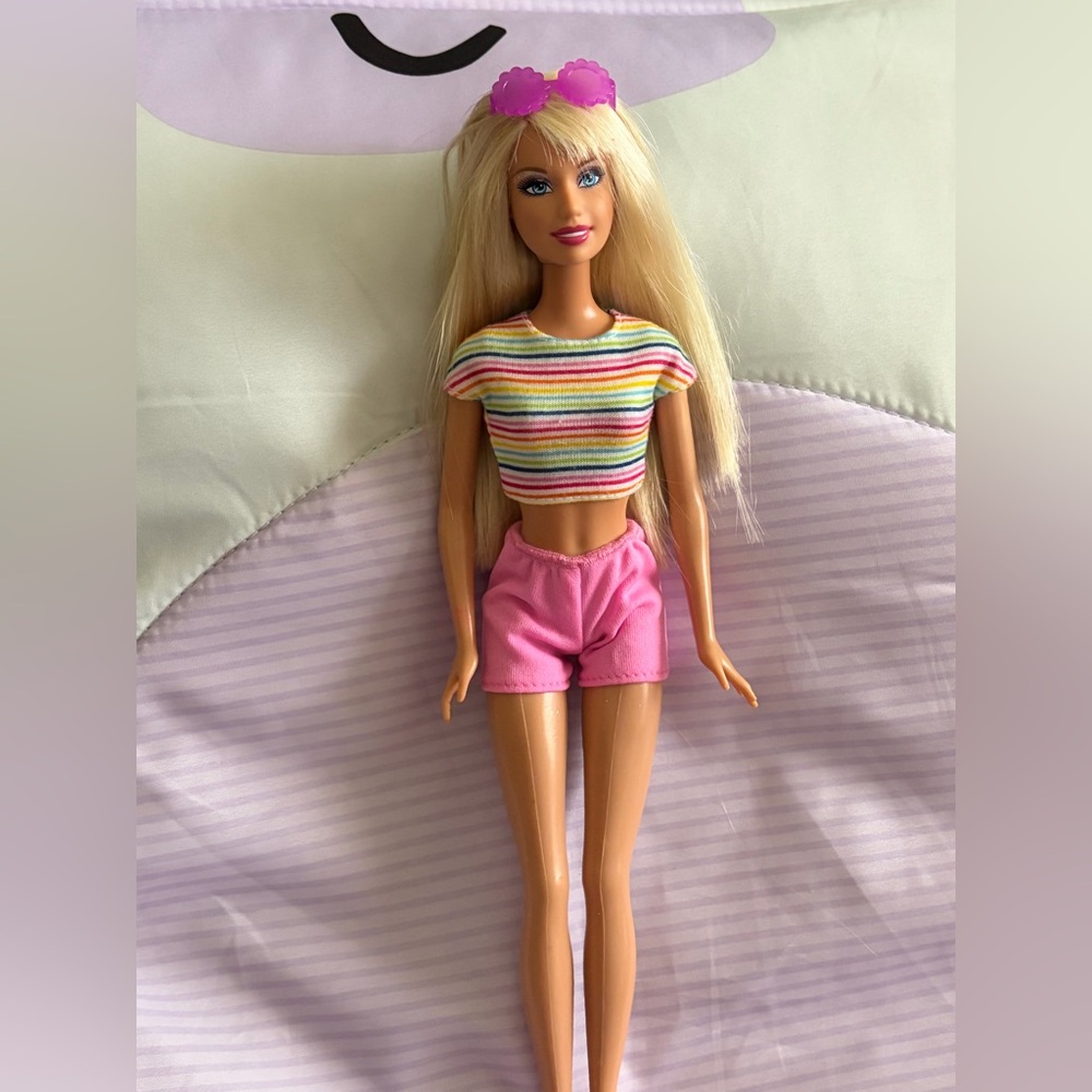Barbie Doll with Pink Outfit and Blonde Hair